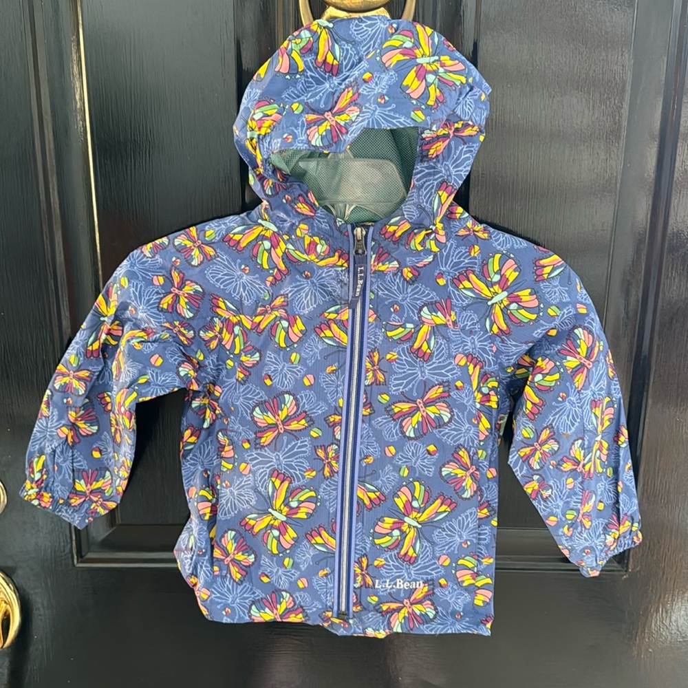 Girls 4T LL Bean rain coat
